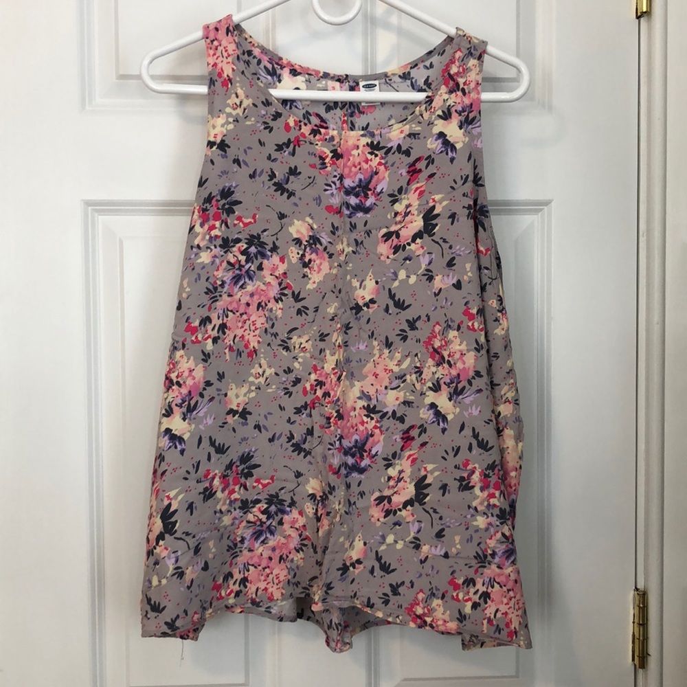 Flowy bottom tank top